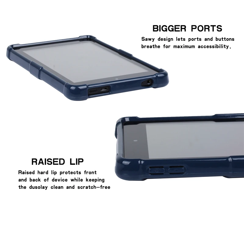 Case For Amazon Kindle Fire HD6 Silicone PC Hard Back Clear E-book Slim Armor Transparent Tablet Cover HD 6 | Компьютеры и офис