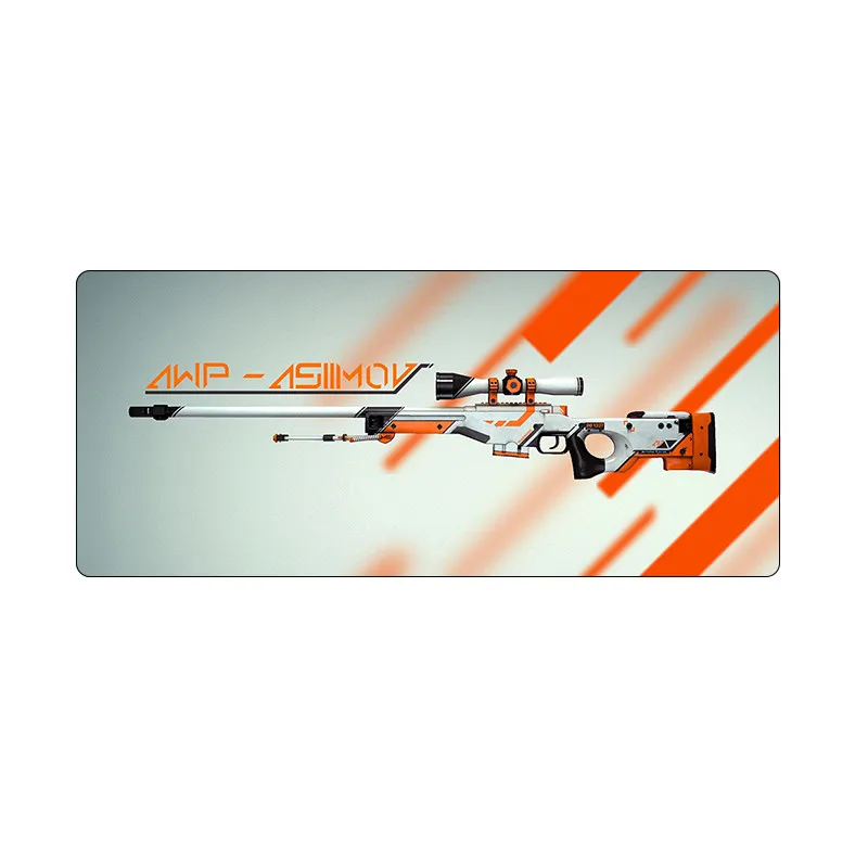 SIANCS 70x30cm CS GO gaming mouse pad asiimov awp ak 47 m4a4 p90 CS:GO large xl Grande mousepad  for gamer mouse mat images - 6