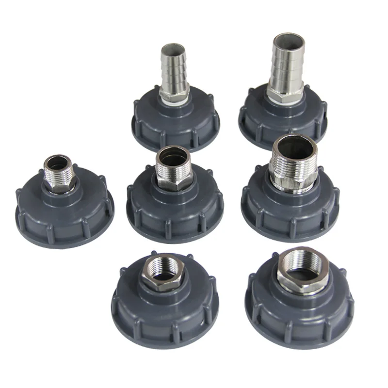 

IBC Tote Tank Drain Adapter Coarse Hose Faucet Valve Cover Extension Spout Hose Nozzle Tap Cap Valve Female Thread Change joint
