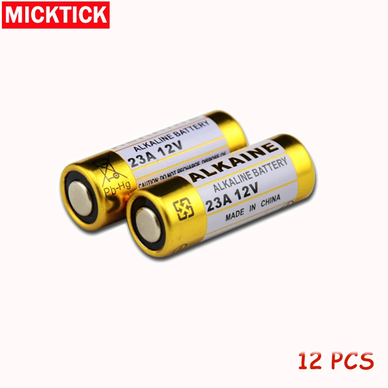12 шт./лот 23A12V Батарея небольшой Батарея 23A 12V 21/23 A23 E23A MN21 MS21 V23GA L1028 Щелочная сухая Батарея