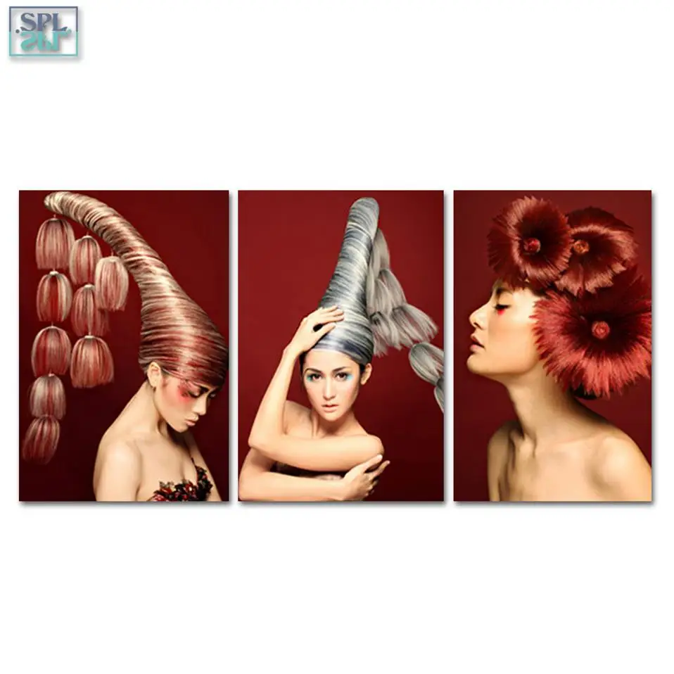 SPLSPL Современный арт принт на холсте плакат картина для салона красоты рисунок