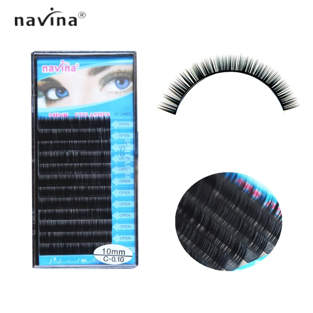 

Накладные ресницы Navina J/B/C/DL из искусственного меха норки, накладные ресницы для наращивания, накладные ресницы из норки 3d 6d, завитые ресницы