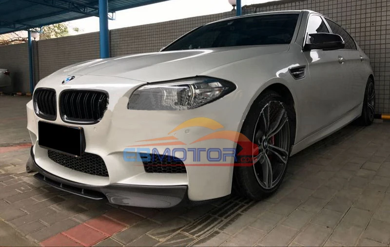 Настоящий карбоновый передний бампер спойлер для BMW F10 M5 B449|Панар-штанги| |