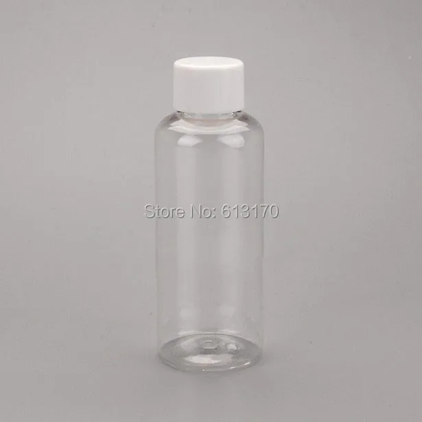 

120ML Clear Screw Cap bottle Empty shampoo Lotion bottle 4 OZ Clear PET Vials Cosmetic packing containers