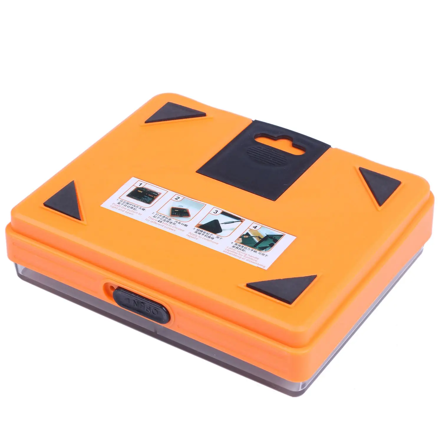 

Professional Multipurpose Precision 53 in 1 Screwdriver Kit Ergonomic Handle Multi-Bit Tool Screwdriver Tweezers for Telephone