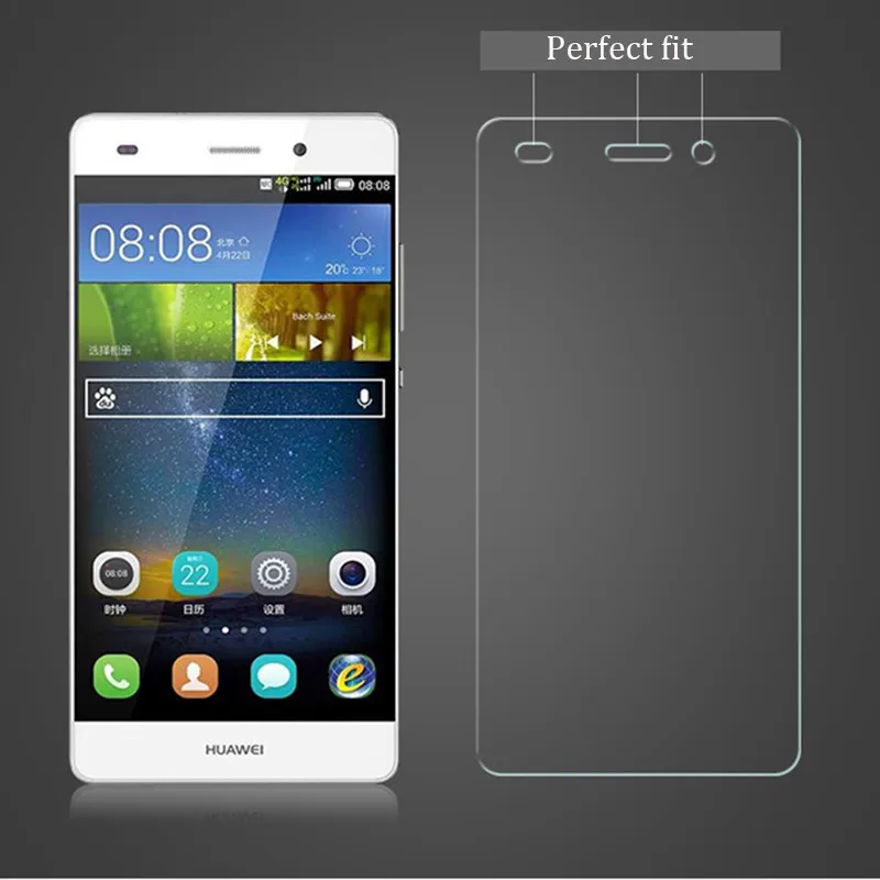 Закаленное стекло для Huawei Ascend P8 P9 P10 P10plus lite 2017 Взрывозащищенная Защита экрана p8 2015