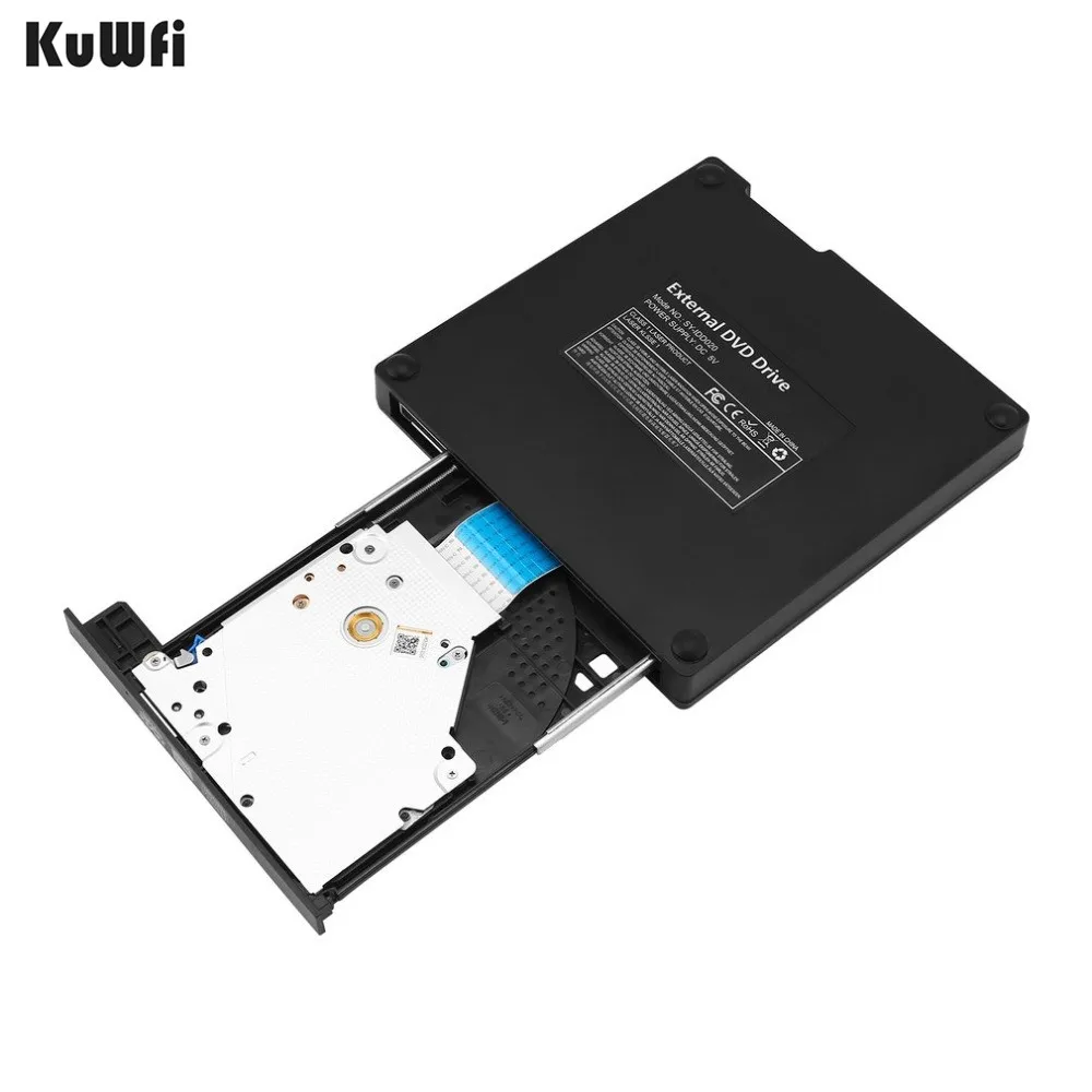 USB3.0 DVD дисков тонкий внешний оптический привод CD-RW горелка Встроенная память