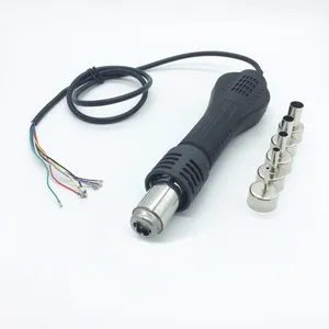 Новое поступление, тепловая пушка, ручка для распайки горячего воздуха 858 8858D 878A 878, паяльная станция для переделки, ремонт BGA с 5 насадками