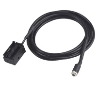 cd 6000 aux audio input adapter connection cable for ford focus mondeo transit fusion 3 5mm female jack plug