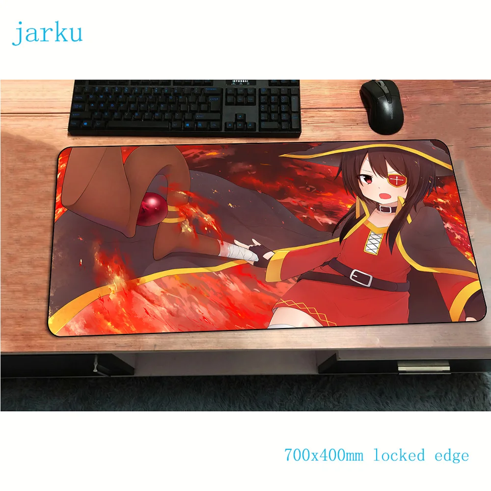 Игровой коврик для мыши megumin 700x400x2 мм игровой ноутбука большой великолепный