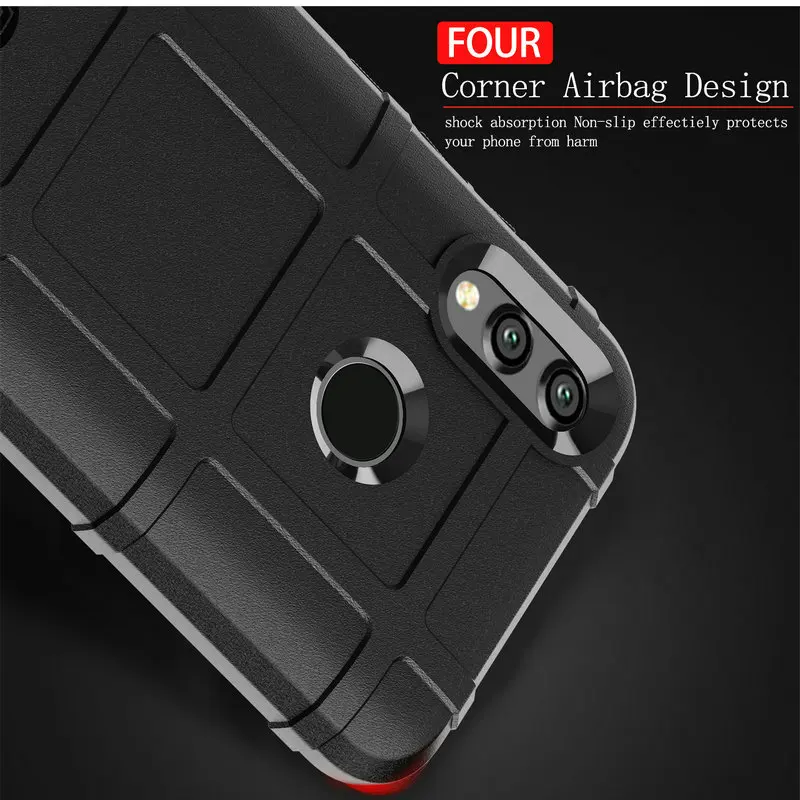 Huawei Y6 2019 Case Shock-Proof Pro Prime Cover Fundas Soft Silicone Rugged Shiled Capa Y9 Y7 Coque Cases | Мобильные телефоны и