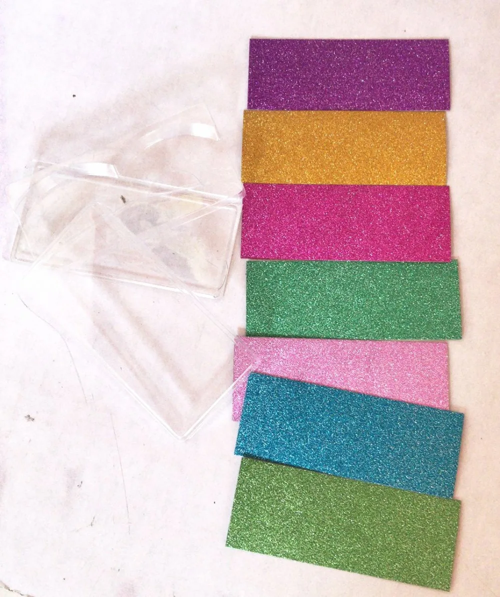 20 компл./лот квадратная упаковочная коробка для ресниц пустые ресницы