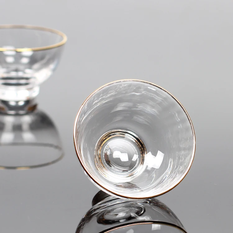 2PCS Handmade 50ml Creative Japanese Hammer Cups Gold Plated Heat Resistant Tea Cup Kung Fu Set Teacup Water | Дом и сад