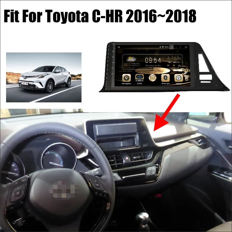 YESSUN для Toyota C-HR C HR CHR~ автомобильный радиоприемник для Android аудио gps плеер Navi Nav карта стерео Мультимедиа(без CD DVD