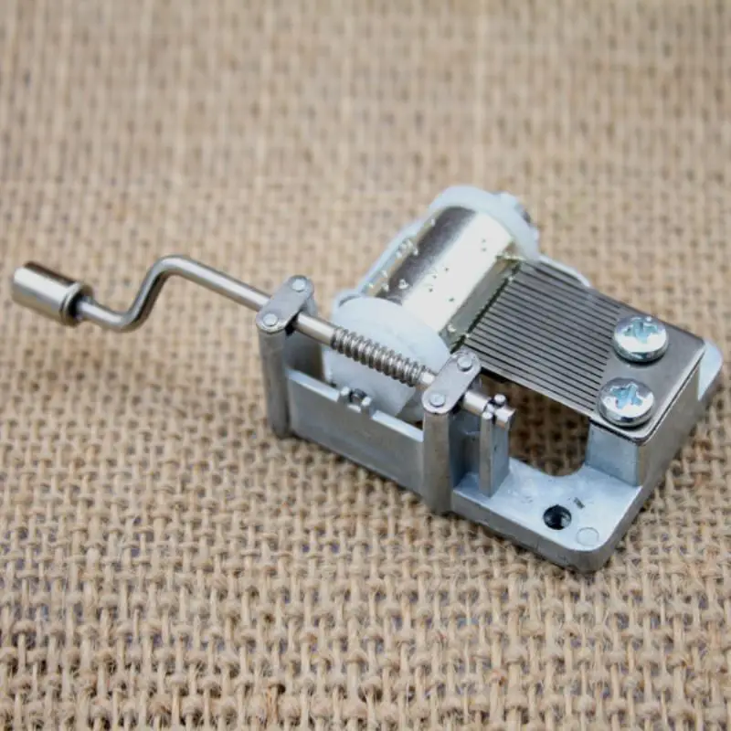 DIY музыкальная шкатулка движение Игровой Набор 18 мелодий механическая музыкальная шкатулка рукоятка музыкальная шкатулка шкатулки для девочек с винтами