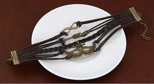 Оптовая или розничная продажа модные женские браслеты ювелирные изделия кожа