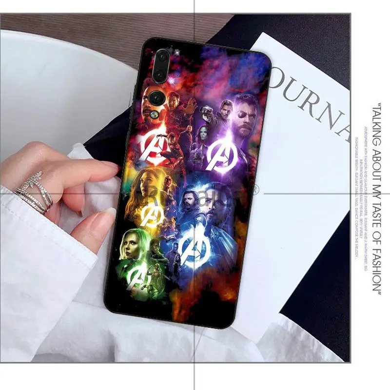 Ruicaica Marvel Avengers logo Printing Drawing Phone Case cover Shell for Huawei Mate10 Lite P20 Pro P9 P10 Plus View 10 Cover | Мобильные