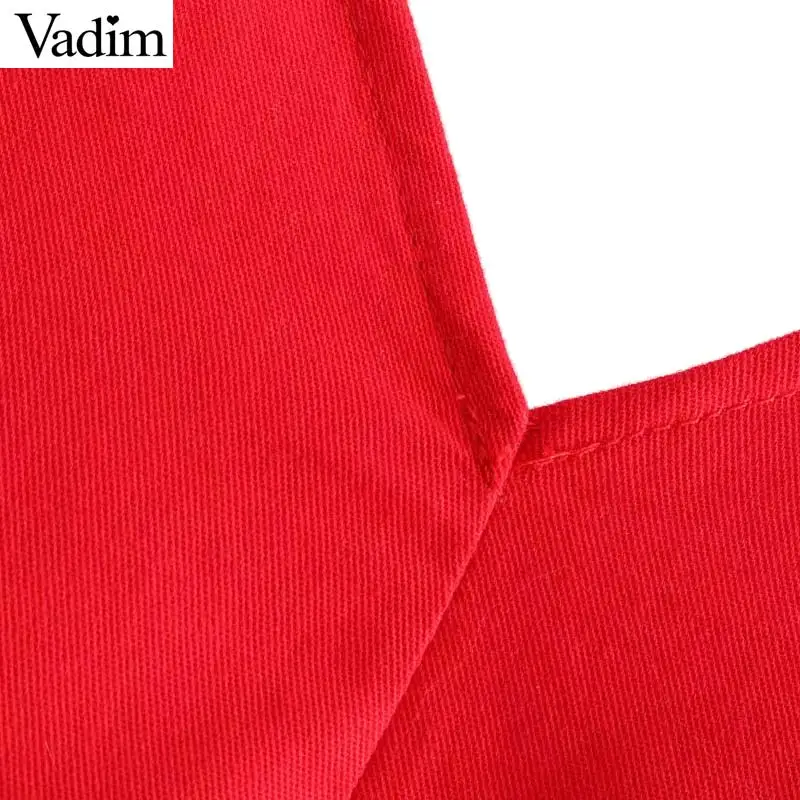 Платье Vadim женское повседневное мини-платье с коротким рукавом и поясом-бабочкой