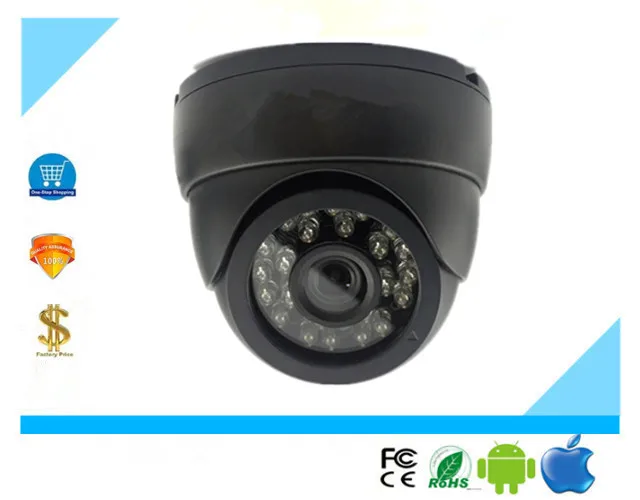 IP черная купольная камера XM530 + F37 1080P 25fps H.265 24 светодиода инфракрасного ночного