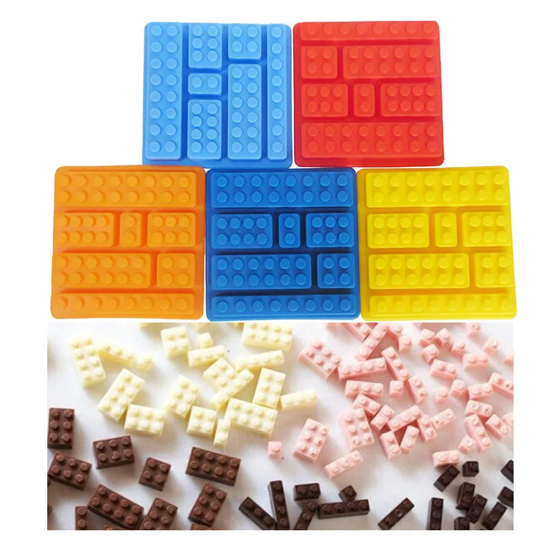 SEREQI силиконовые Lego строительные блоки DIY форма для шоколада поднос Jello десерт