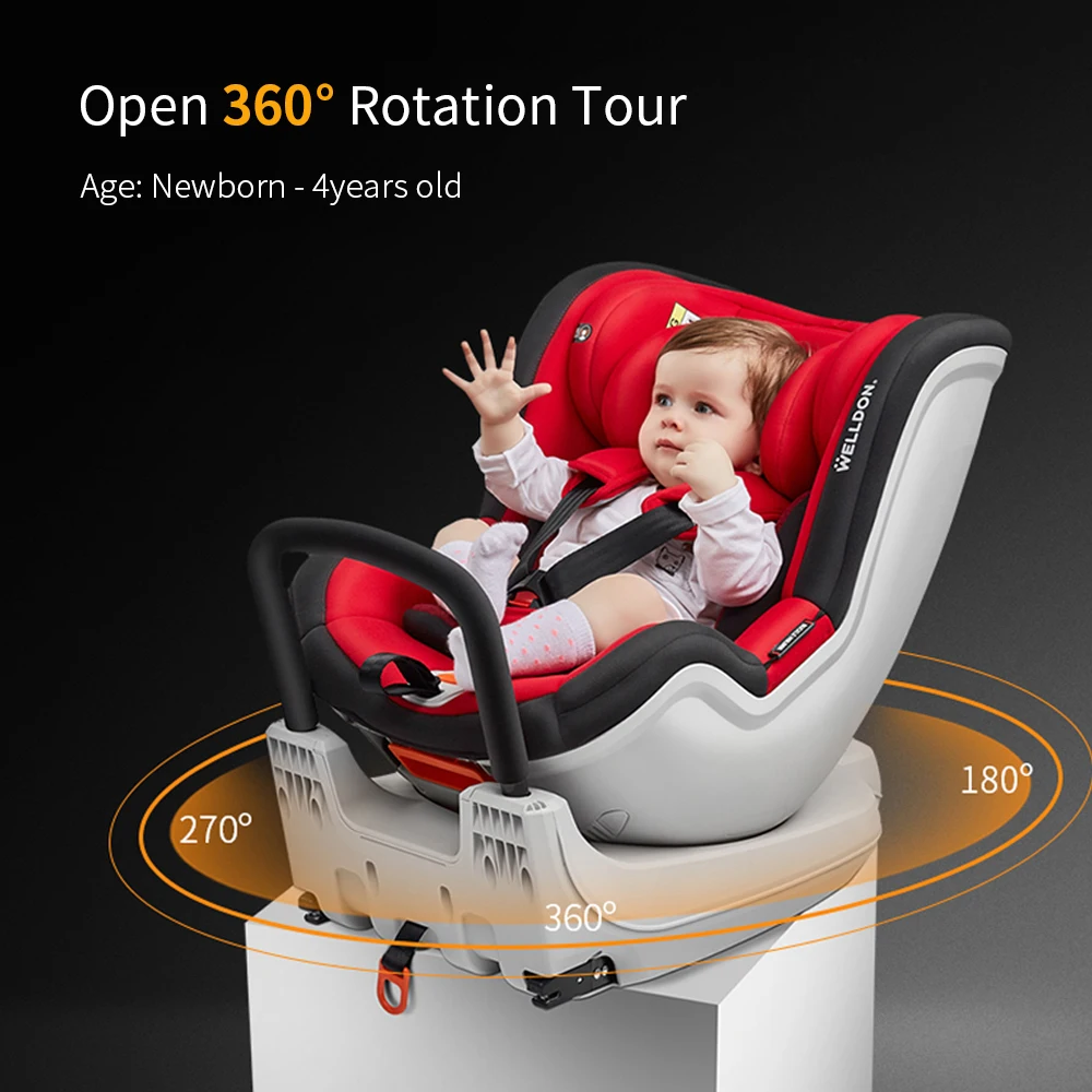 Welldon Chair Body Adjust Car Seat Group 0/1 (0-18kg) Iosfix Interface High Back Child Safety 0-3 Years | Мать и ребенок