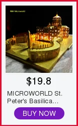 MICROWORLD Yangzhou City Gate 3D головоломка металлическая Сборная модель для взрослых коллекционные вещи Обучающие образовательные собранные игрушки