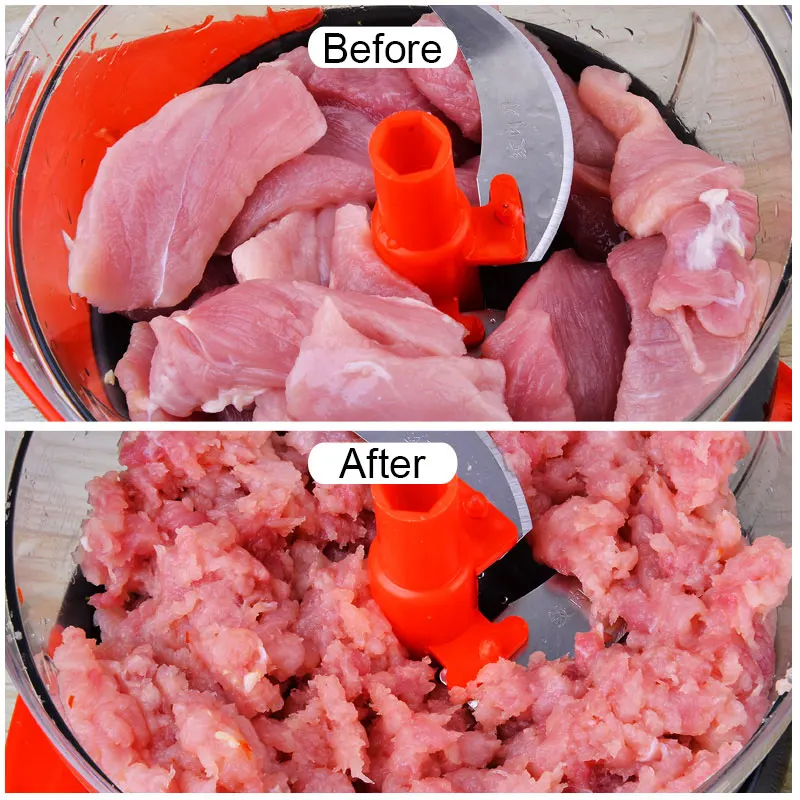 Домашняя Кухня Ручной Кухонный комбайн лезвие из нержавеющей стали Машина Для