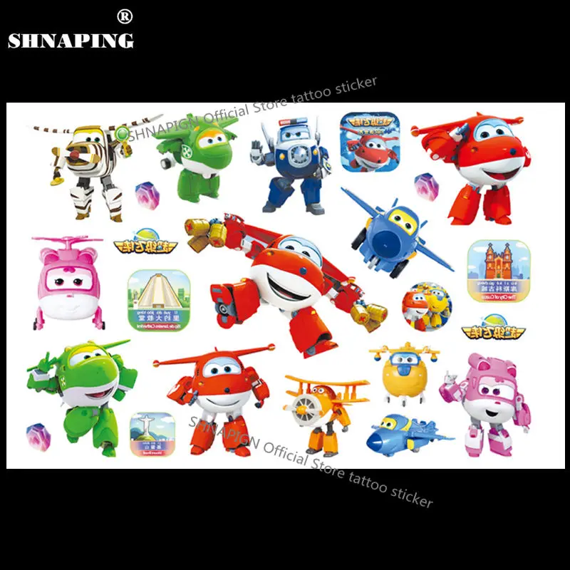SHNAPIGN временная татуировка для детей наклейки тела 17*10 см водостойкая хна тату