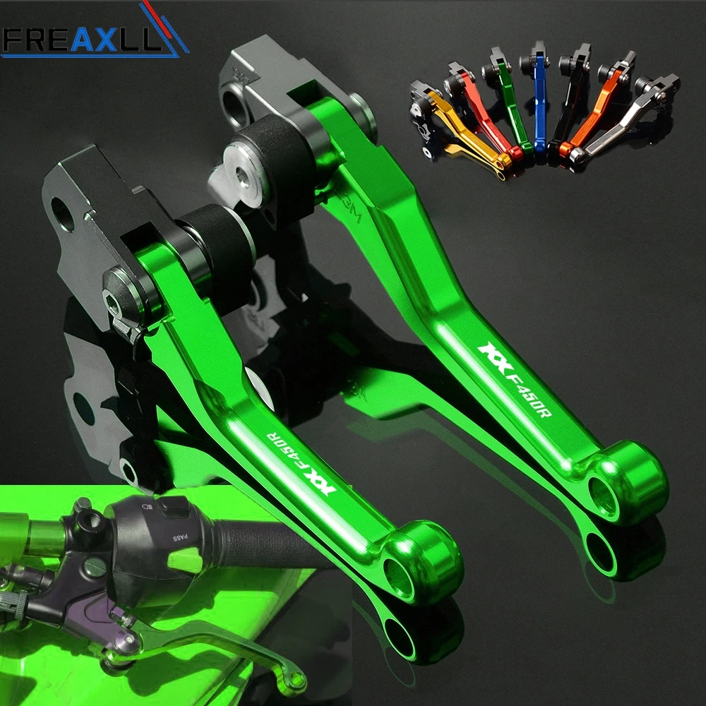 Для Kawasaki ATV KXF450R KXF 450R 450 R 2008 2015 мотокросса Pit Мотоцикл CNC Pivot Dirt Bike тормоза сцепления