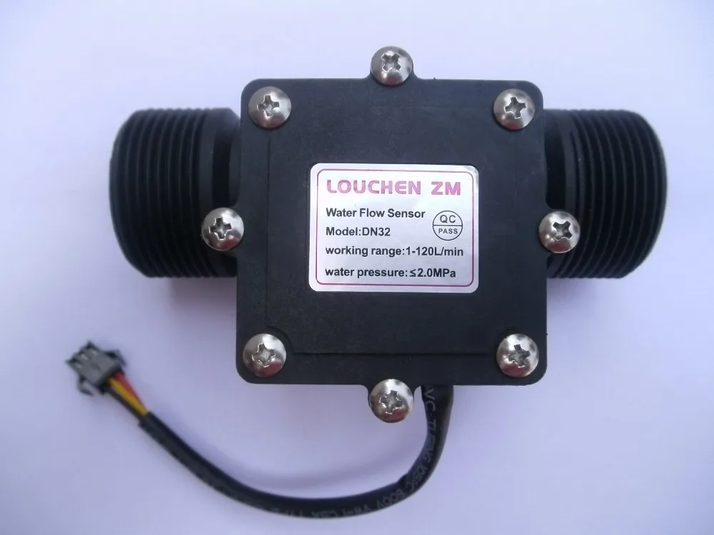 LouChen ZM G1-1/2 &quot1 25 Датчик расхода воды + ЖК-дисплей Количественное управление