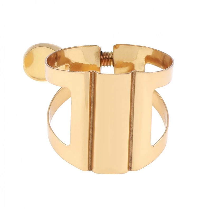 

Alto Saxophone Mouthpiece Ligature Gold -Plated Ligature Fastener For Rubber Mouthpiece
