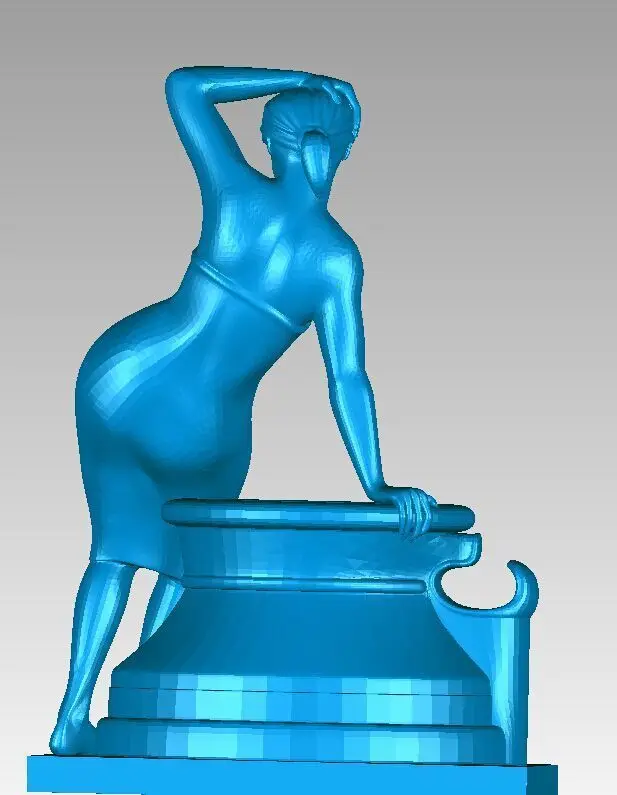 Новая 3D модель для ЧПУ резная фигурка скульптурная машина в формате STL западная