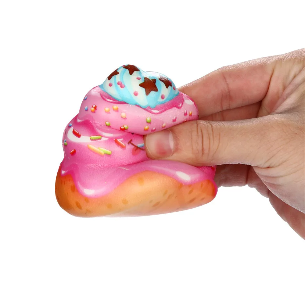Squeeze soft Squishies Kawaii крем торт Poo медленно поднимающийся крем ароматический снятие стресса забавная игрушка в подарок Z0328