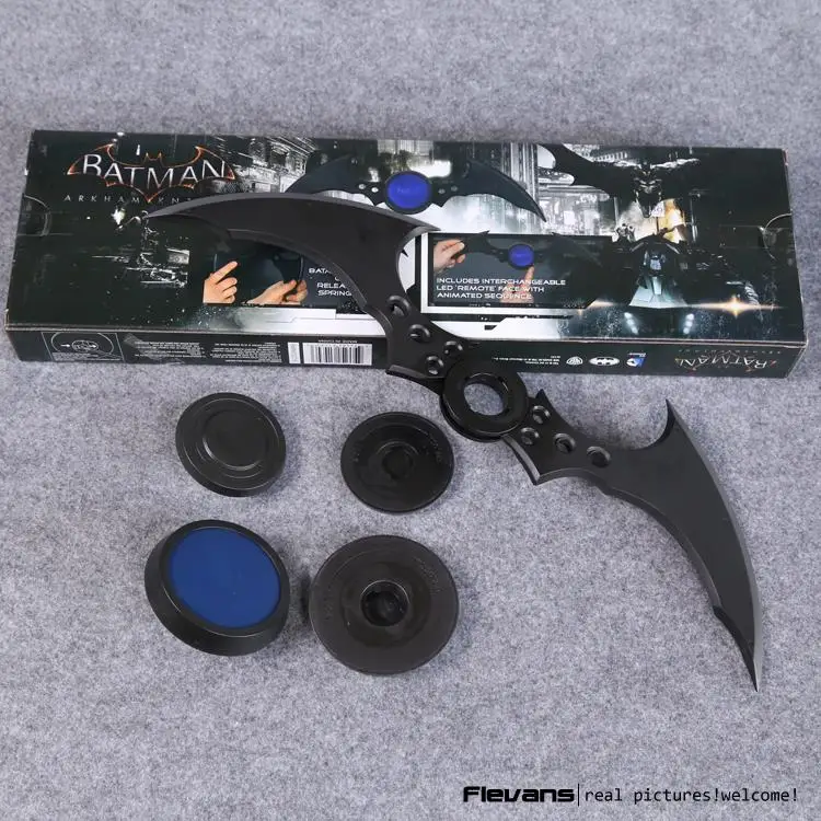 NECA DC Comics Бэтмен Аркхэм рыцарь Batarang Реплика фигурка с светильник Коллекционная модель игрушки HRFG447