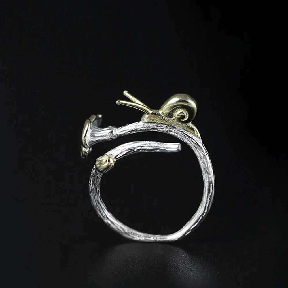LARGERLOF Ring Silver 925 women Flower Rings Fine Jewelry Handmade Vintage For Women RG49121 | Украшения и аксессуары