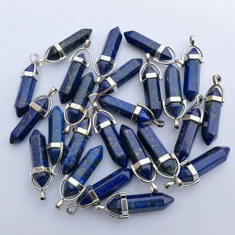 Подвески из натурального лазурита 50 шт.|stone pendant|pendants wholesalependant hexagonal |