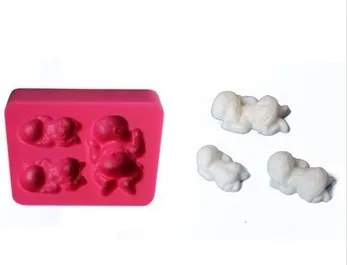 Новые силиконовые формы Спящий ребенок для украшения тортов помадная жвачка