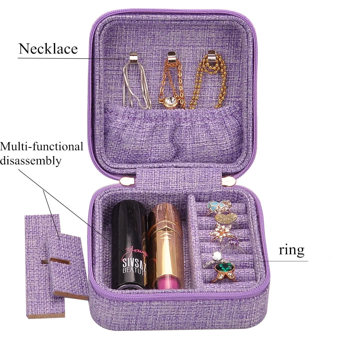 Новинка 2019 бархатная шкатулка для ювелирных изделий 3 цвета крючок сережек