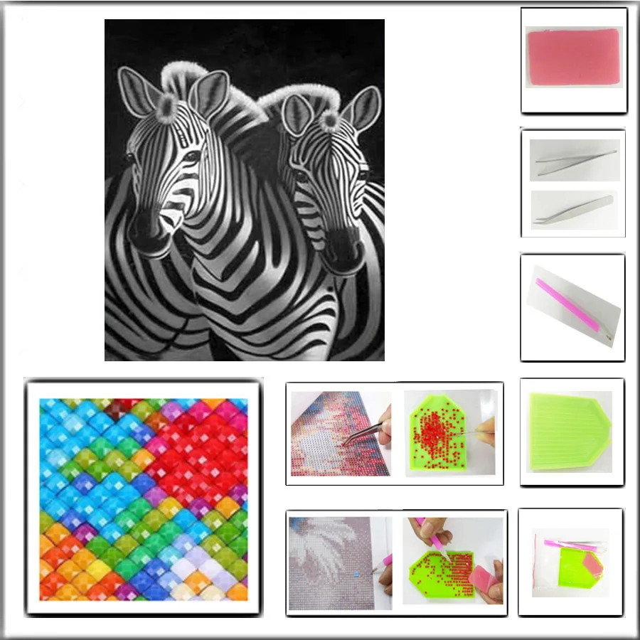 Алмазная картина сделай сам Настенный декор Картина на холсте алмаз вышивка