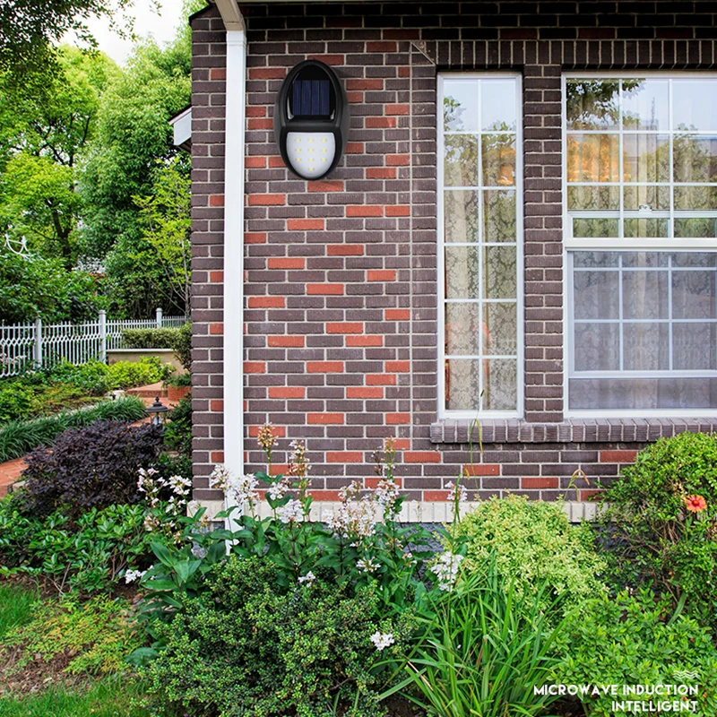 2 шт. 10 светодиодов Солнечный свет водонепроницаемый датчик света Солнечная