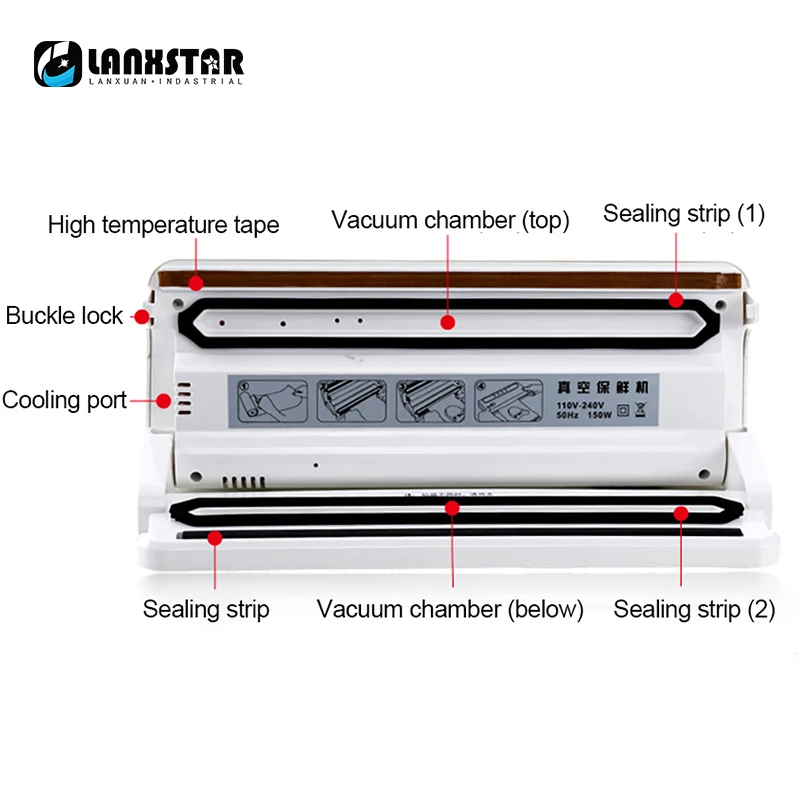 

Multifunctional External Pumping Food Vacuum Packaging Machine Fruit And Vegetable Fresh-keeping Machine Blister Sealing Machine