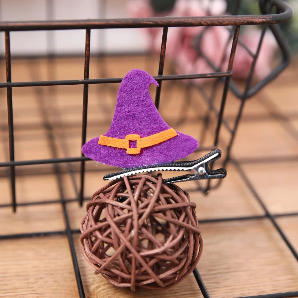 Украшения для волос Hallowmas заколки с тыквой летучей мышью призраком котом ведьмой