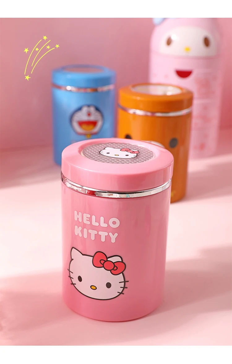 Hello kitty Люминесцентная карманная пепельница переносная пепельница для улицы Аксессуары для автомобилей Функция ночника пепельница