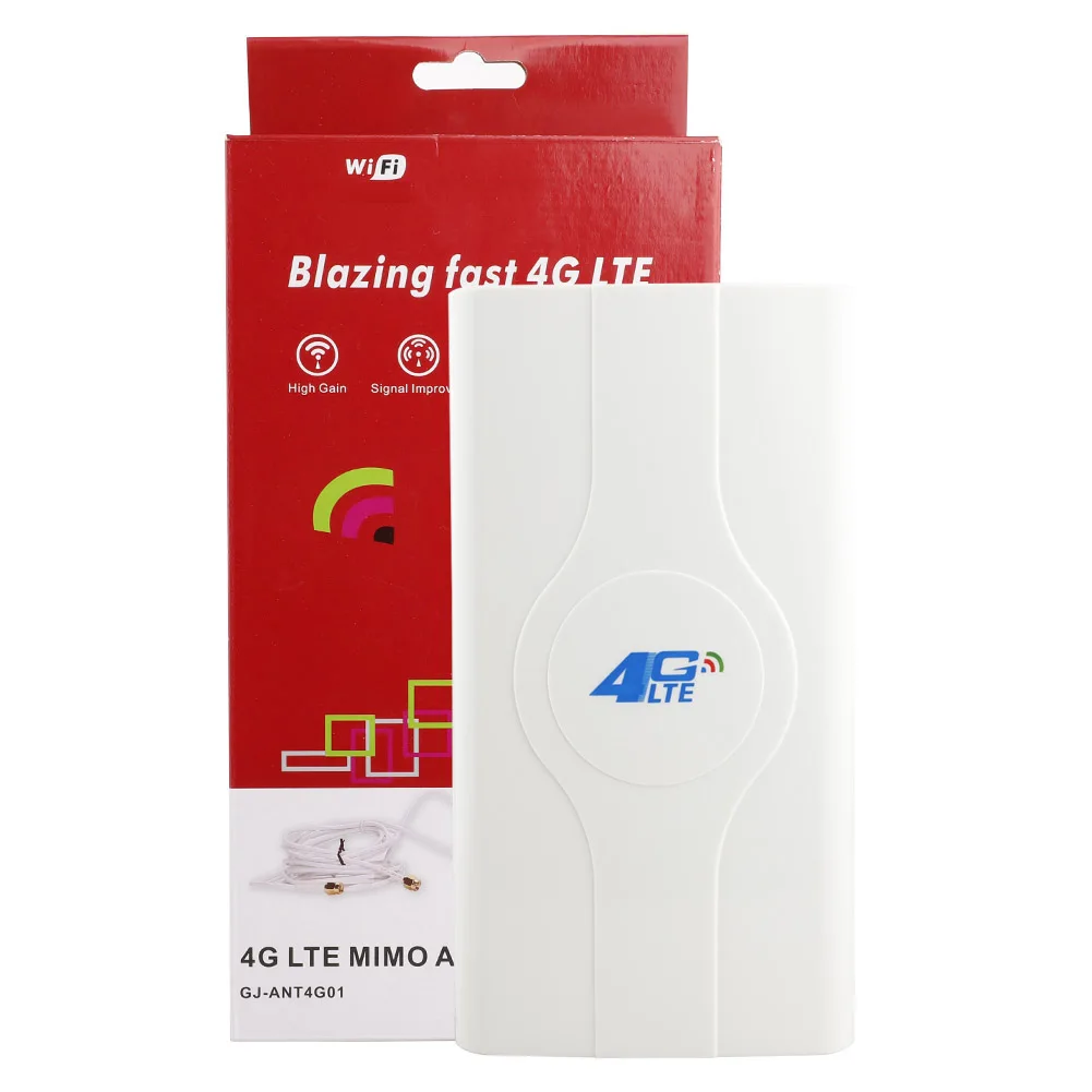 88dBI 3g 4G LTE Антенна мобильная антенна усилитель mImo панельная антенна 2* SMA-male/TS9/CRC9 разъем с 2 м кабелем 700~ 2600 МГц