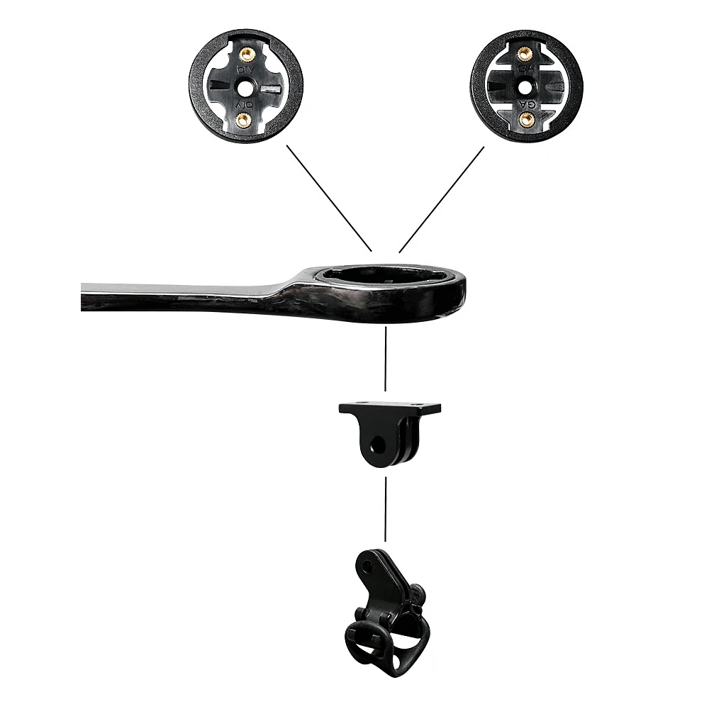 Держатель для велосипеда из углеродного волокна MTB дорожный Спидометр стент Руль