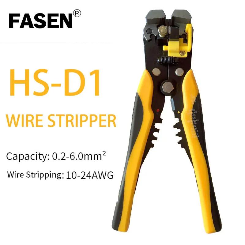 

HS-D1 Multi tool Automatic Adjustable Crimping Tool 3 in 1 multitool Cable Wire Stripper Cutter Peeling Pliers repair hand tools