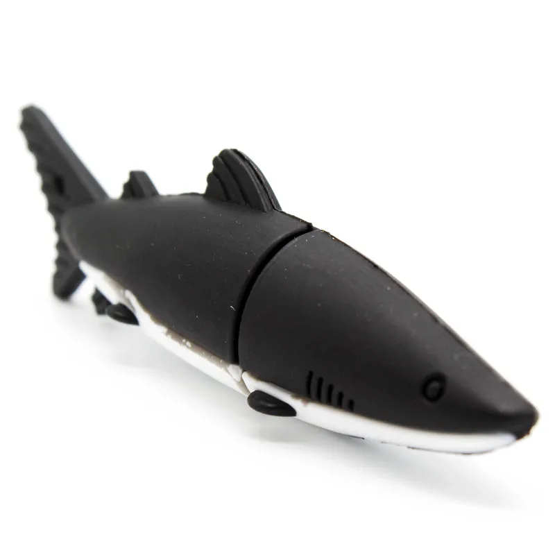 Black Флеш-накопитель usb 2,0 4GB 8GB 16GB 32GB TEXT ME 64GB Cool blue gary black shark - Цвет: Black