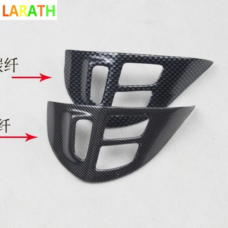 Для Mitsubishi Lancer 2010 2011 2012 LHD панель рулевого колеса из углеродного волокна отделка
