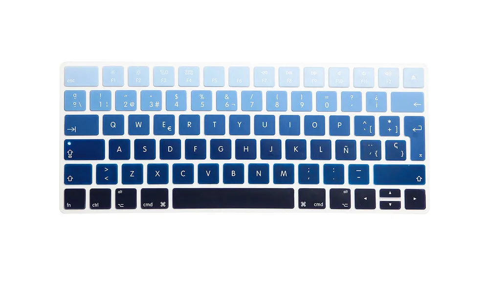 Силиконовый чехол-накладка для клавиатуры Apple новая Magic Keyboard 2 Испанская версия