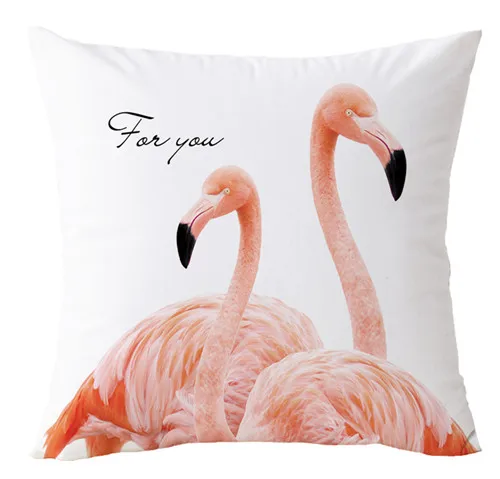 D 45x45cm Розовый фламинго геометрический Чехлы Home Decor бархатное покрытие для подушки для дивана 45*45 см Декоративные подушки "Ананас" Чехол - Цвет: D 45x45cm